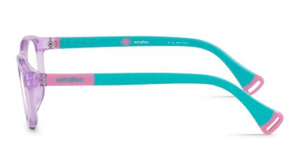 Miraflex MF4043 Kids Purple, Clear glasses - Purple / Clear - Side View