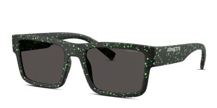Arnette AN4344 Omgee Black, Green glasses - Black / Green / Gray - Angle View