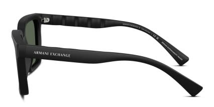 Armani Exchange AX4147S Black glasses - Black / Green - Side View
