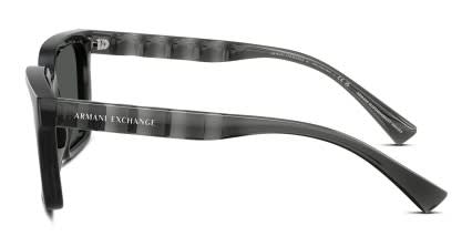 Armani Exchange AX4147S Gray, Black glasses - Gray / Black - Side View