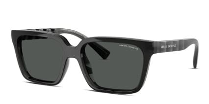 Armani Exchange AX4147S Gray, Black glasses - Gray / Black - Angle View