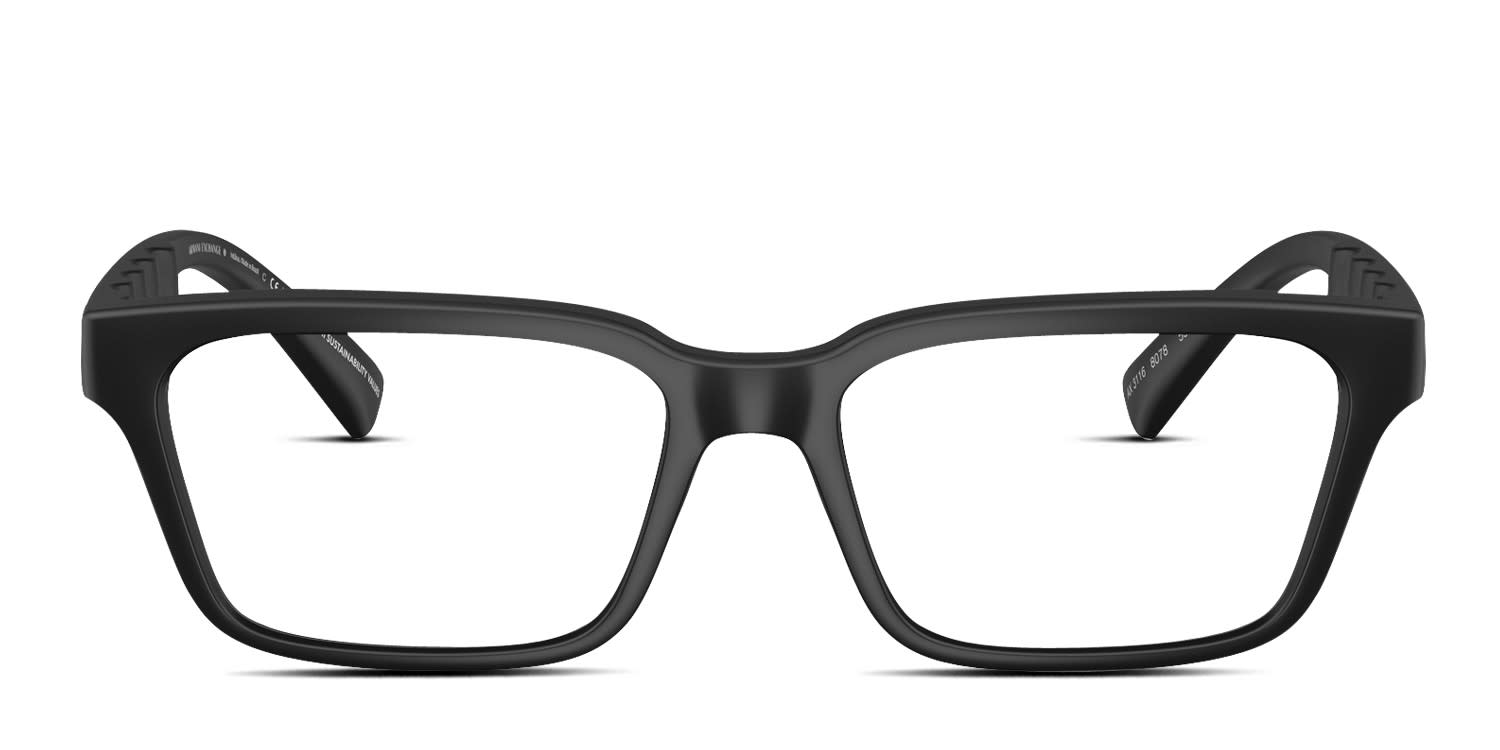 Armani Exchange AX3116 Black glasses - Black - Frontal View
