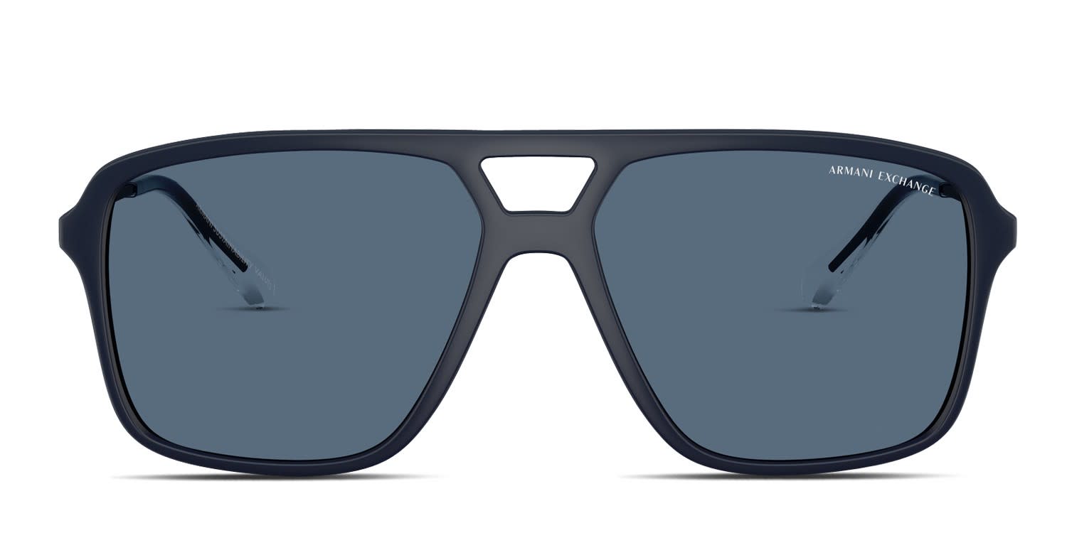 Armani Exchange AX4150SU black frame with dark grey lenses. Lenses