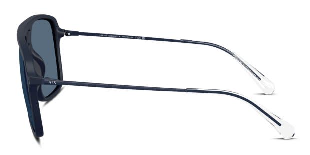 Armani Exchange AX4150SU blue frame with dark blue lenses. Lenses