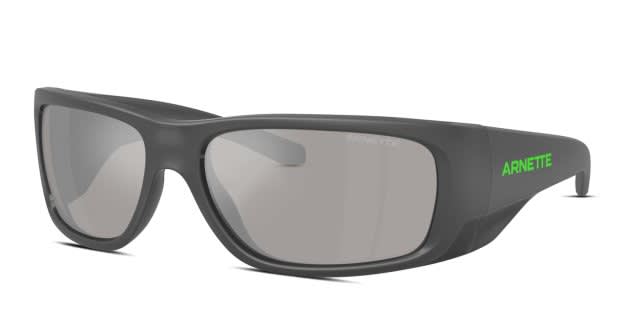 Arnette AN4345 Flipside gray frame with light grey mirrored silver
