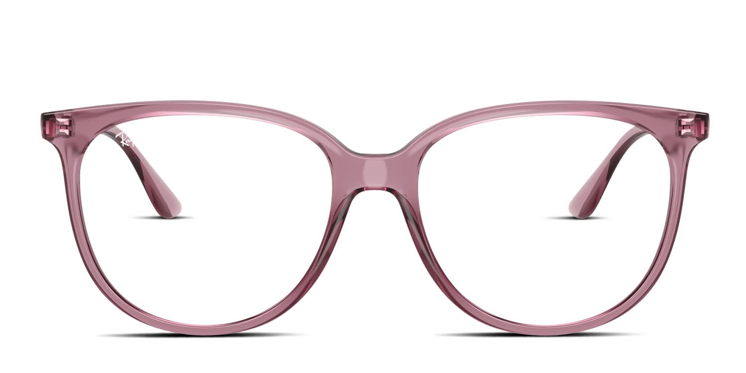 Ray-Ban RX4378V Purple glasses - Purple - Frontal View