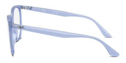 Ray-Ban RX4378V Blue glasses - Blue - Side View