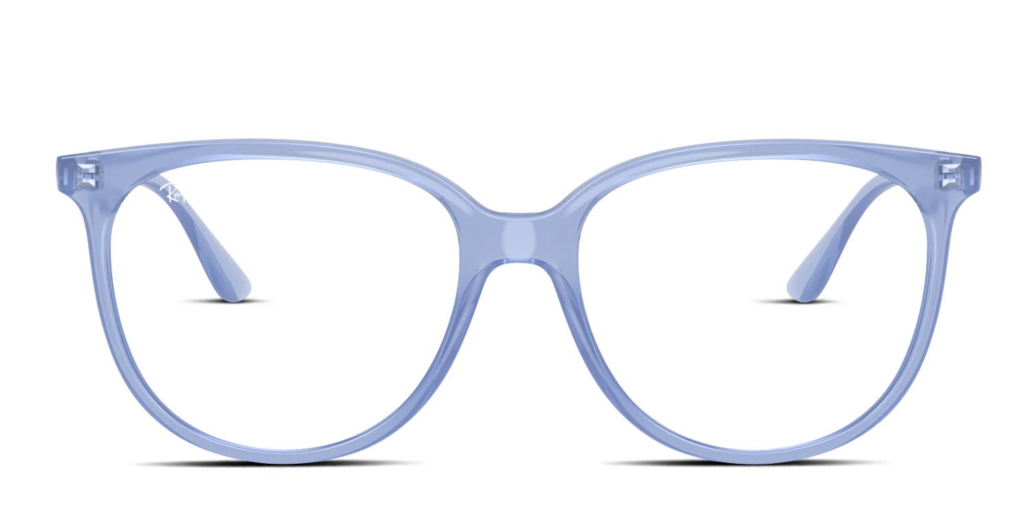 Ray-Ban RX4378V Blue glasses - Blue - Frontal View