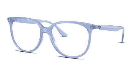 Ray-Ban RX4378V Blue glasses - Blue - Angle View