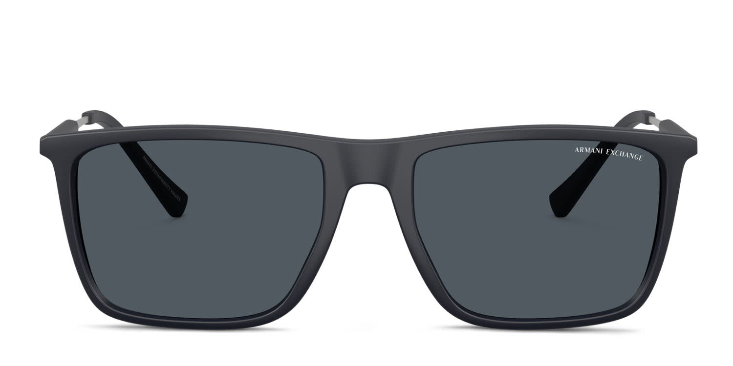 Armani Exchange AX4160S Blue, Gray glasses - Blue / Gray - Frontal View