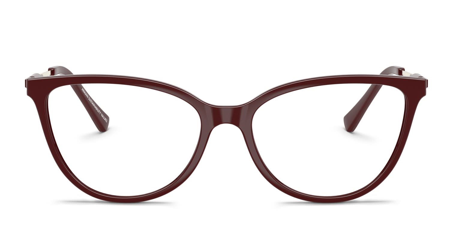 Armani Exchange AX3128 Red glasses - Red - Frontal View