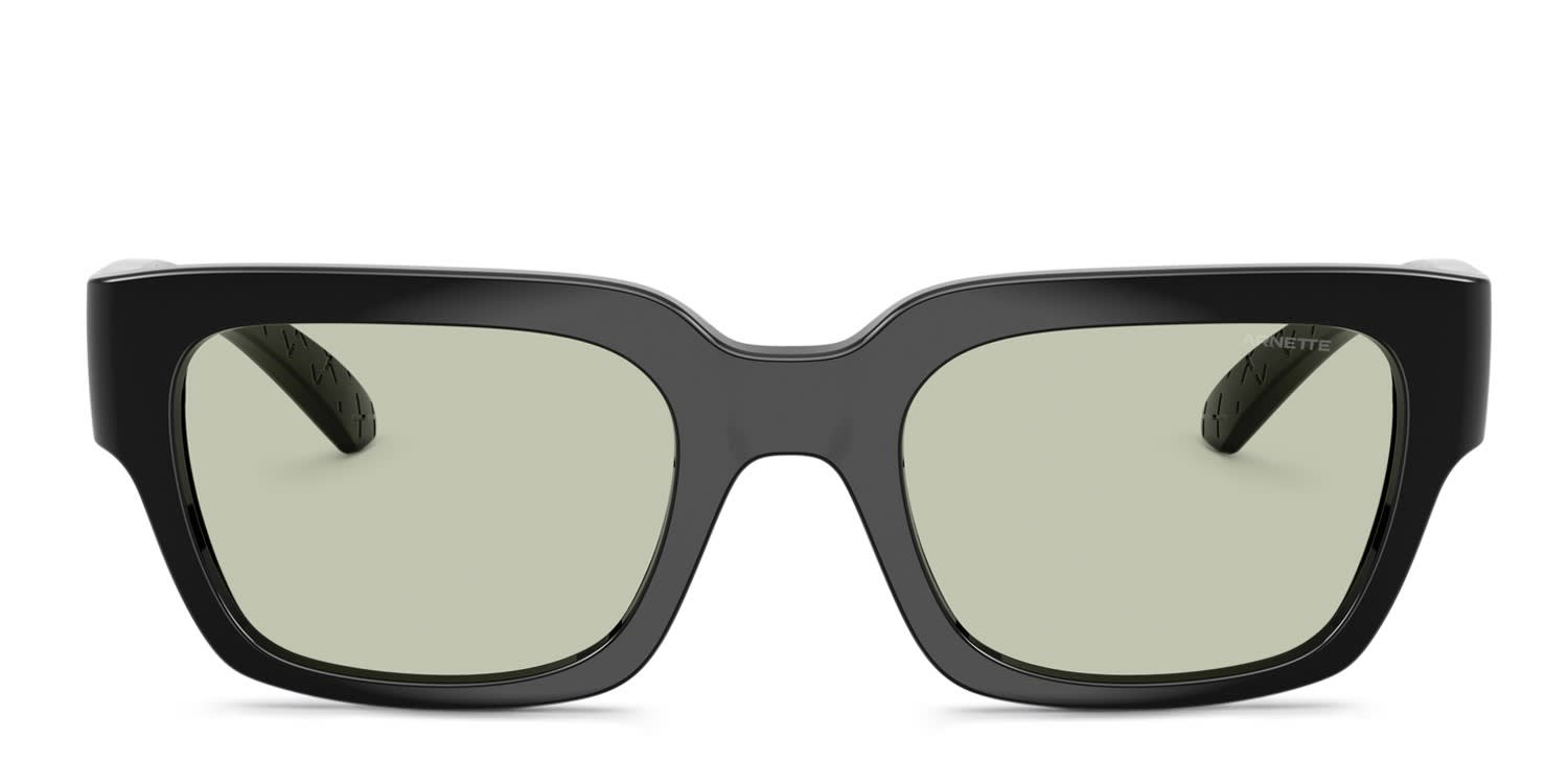 Arnette AN4354 Myndegap Black, Green glasses - Black / Green - Frontal View