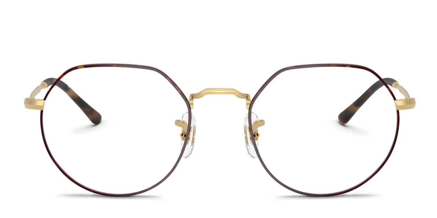 Ray-Ban RX6465 Jack Tortoise glasses - Tortoise - Frontal View
