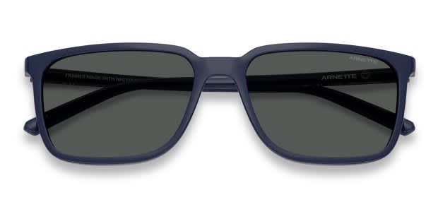 Arnette AN4364 Dinsky blue frame with dark grey lenses. Lenses