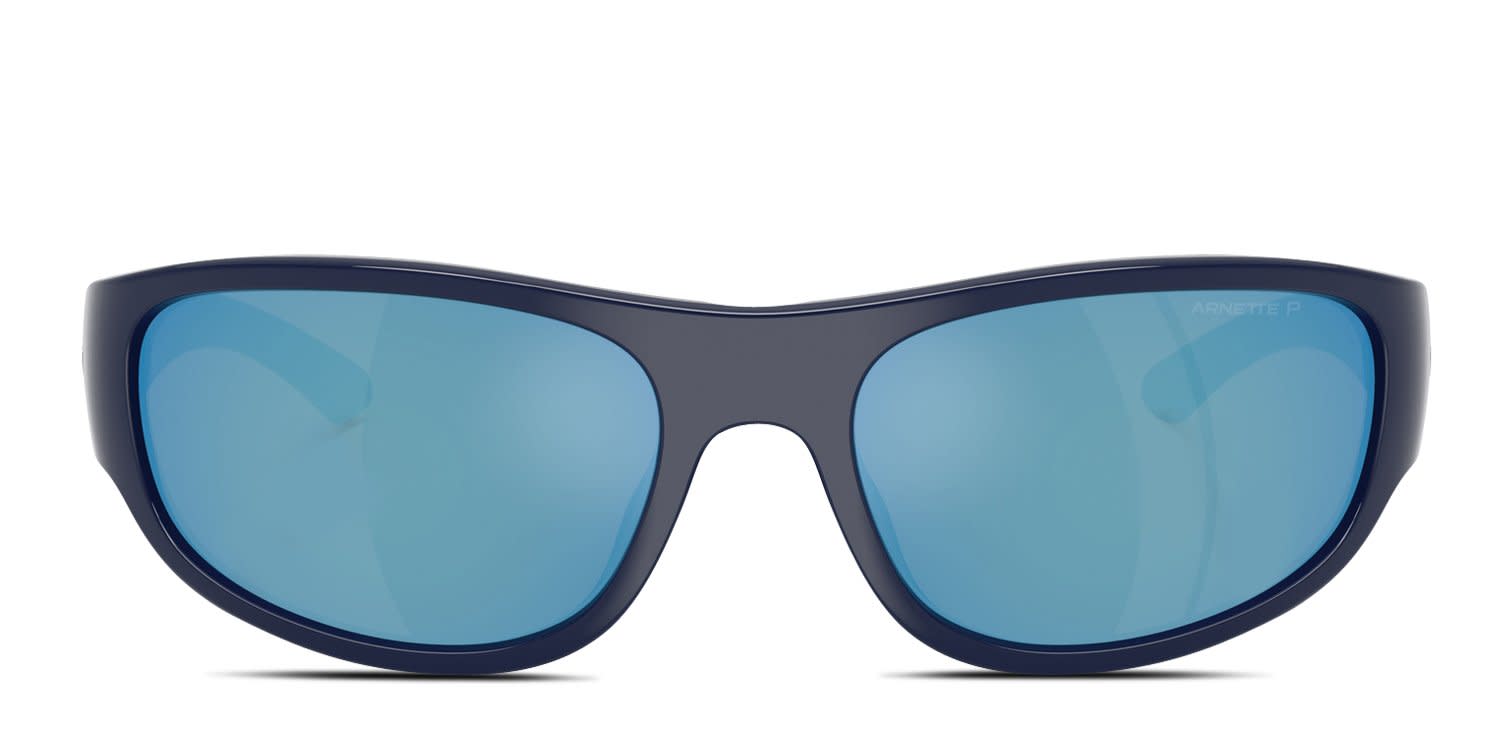 Pentax ZT35 Shiny Black, Blue Prescription Sunglasses - 50% Off Lenses