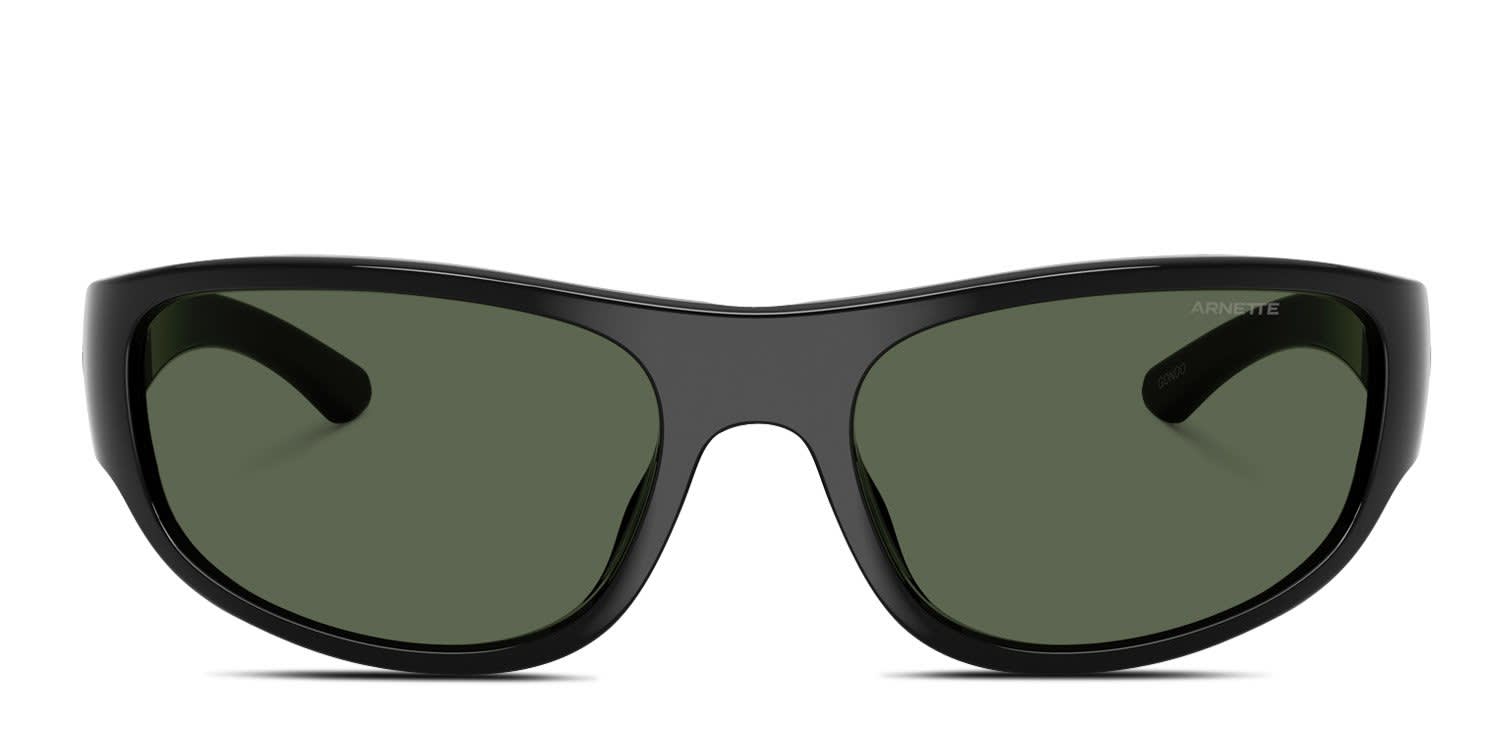 Arnette AN4361 Gondo Black, Green glasses - Black / Green - Frontal View