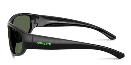 Arnette AN4361 Gondo Black, Green glasses - Black / Green - Side View
