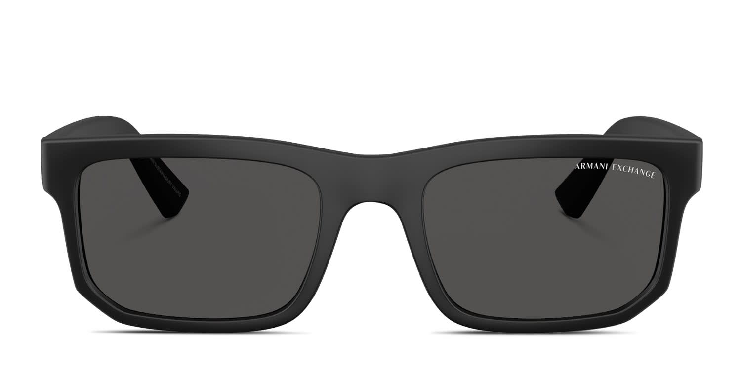 Armani Exchange AX4165S Black, Gray glasses - Black / Gray - Frontal View
