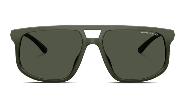 Armani Exchange AX4161SU green frame with dark green polarized