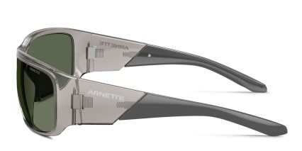 Arnette AN4297 Snap II Clear, Gray, Green glasses - Clear / Gray / Green - Side View
