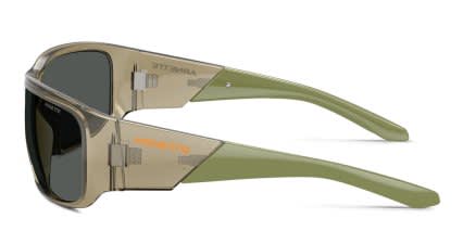 Arnette AN4297 Snap II Clear, Green, Gray glasses - Clear / Green / Gray - Side View