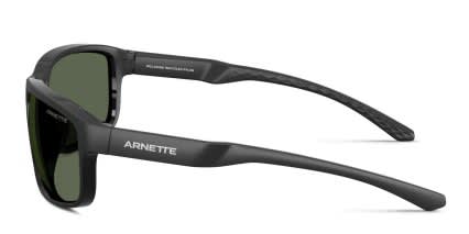 Arnette AN4373 Black, Green glasses - Black / Green - Side View