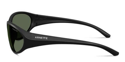 Arnette AN4368 Raven Black, Green glasses - Black / Green - Side View
