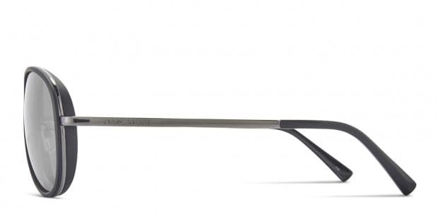 Marc Stone M1503 Black Prescription Sunglasses