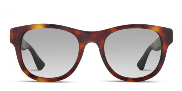 Gucci GG0003S Tortoise w/Green Prescription Sunglasses