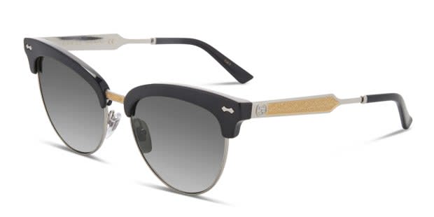 Gucci GG0055S Black w/Silver Prescription Sunglasses - 50  display picture 2