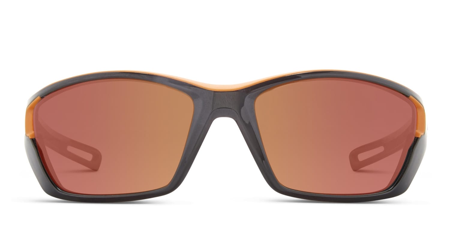 Tampa Black w/Orange glasses - Black / Orange - Frontal View