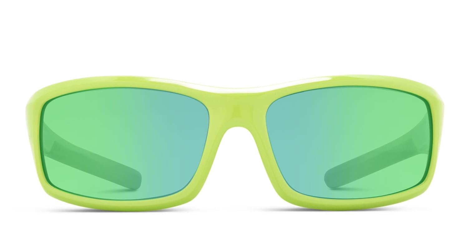 Reno Green Kids glasses - Green - Frontal View