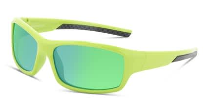 Reno Green Kids glasses - Green - Angle View