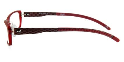 Eight A143A Burgundy NA glasses - Black - Side View