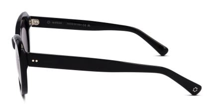 Webee Mallow Shiny Black glasses - Shiny Black - Side View
