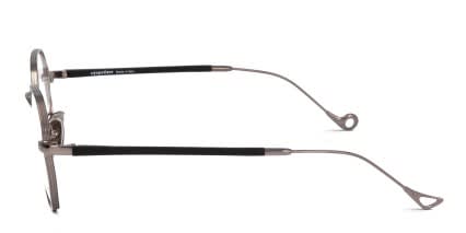 Eyepetizer Samuel Gunmetal glasses - Gunmetal - Side View