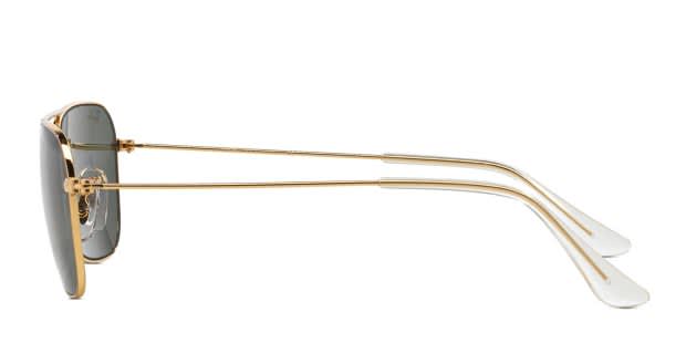 Ray-Ban Caravan RB3136 Gold w/Green
