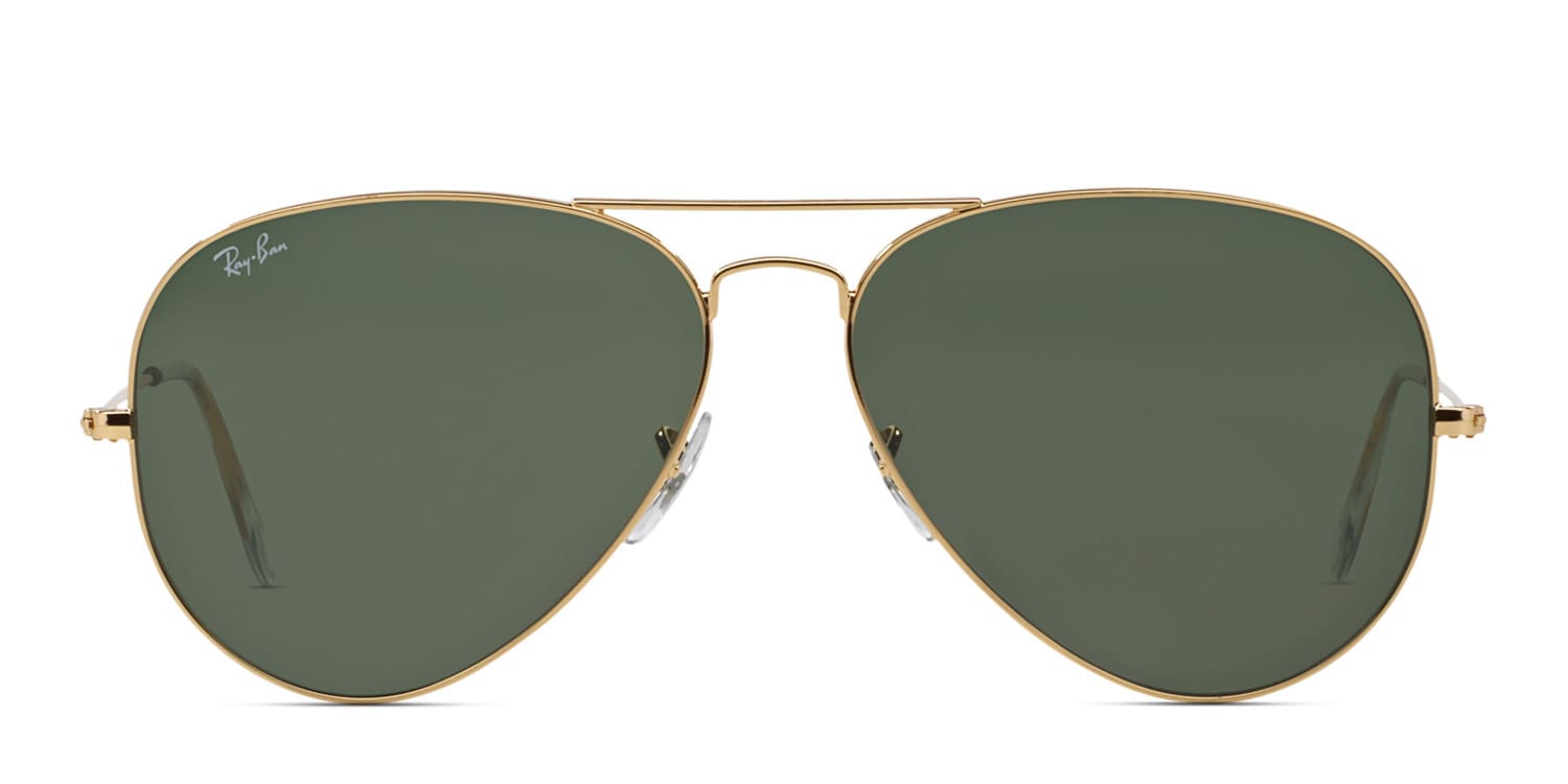 Ray-Ban サングラス RB3025 AVIATOR LARGE Ray-Ban RB3025 Aviator Large Metal Gold, Clear Sunglasses