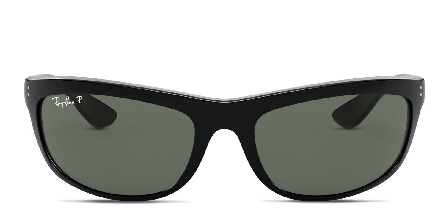 Ray-Ban RB4089 Black , Green glasses - Black / Green - Frontal View