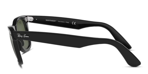 Ray-Ban RB2140 Wayfarer Black Prescription Sunglasses - 50% Off Lenses