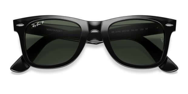 Ray-Ban Wayfarer RB 2140 ブラック Ray-Ban 2140 Wayfarer Classic Large Black w/Green Polarized