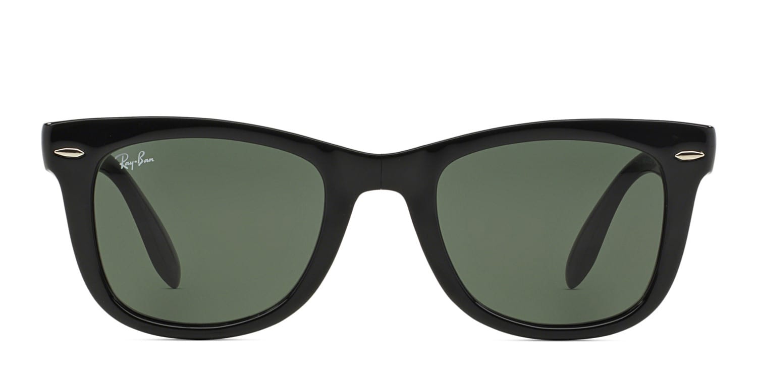 Ray-Ban RB4105 Folding Wayfarer ケース付 美品 Ray-Ban RB4105 Black Sunglasses