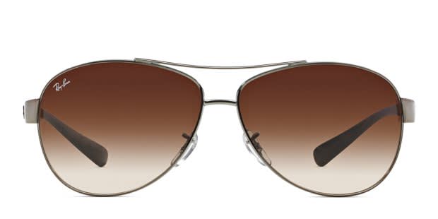 Ray-Ban RB3386 Gunmetal, Brown Sunglasses