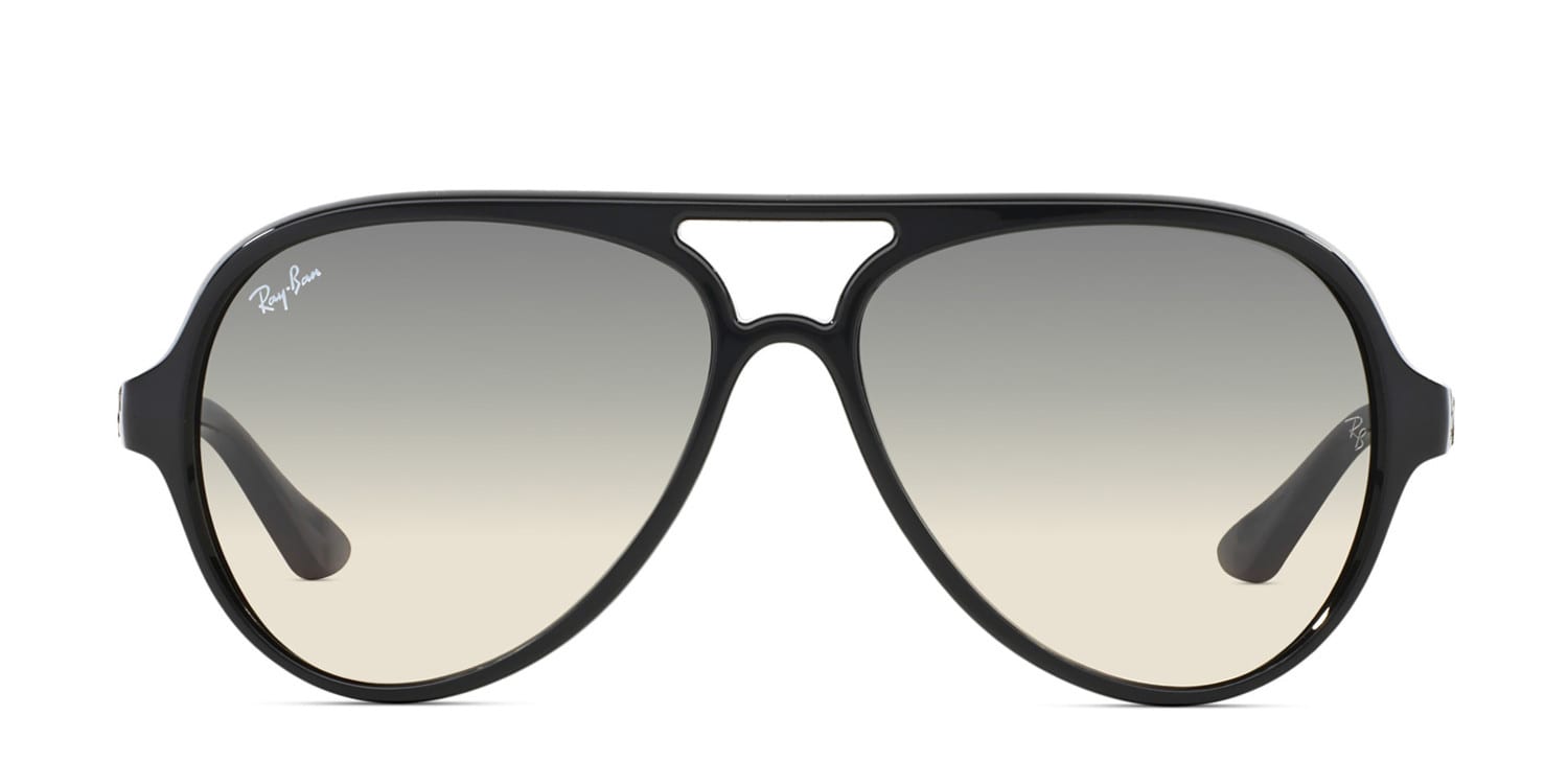 Ray-Ban RB4125 Black glasses - Black / Gray - Frontal View