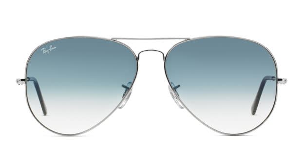 Ray-Ban RB3025 Aviator Large Metal Silver, Blue, Black Sunglasses