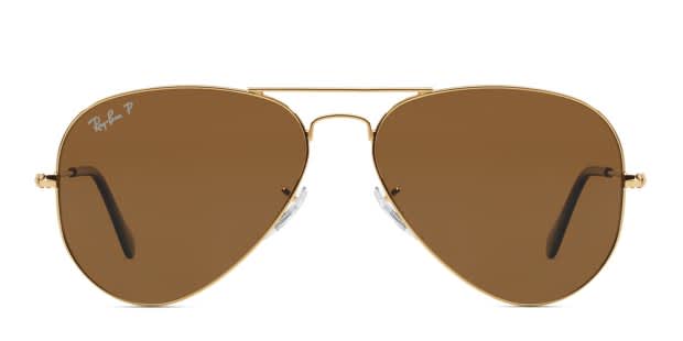 小物 Ray-Ban RB3025 Aviator Large l Ray-Ban RB3025 Aviator Large Metal Gold, Bronze, Brown, Clear