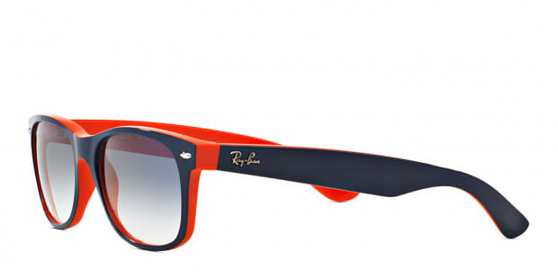 Ray ban new wayfarer blue orange hot sale