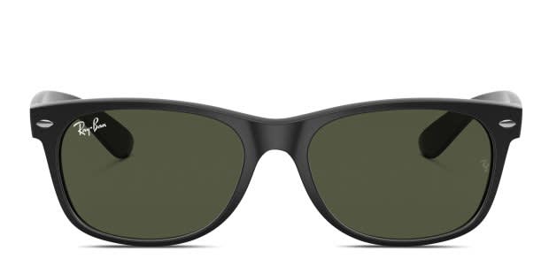 Ray-Ban 2132 New Wayfarer Black Prescription Sunglasses - 50% Off