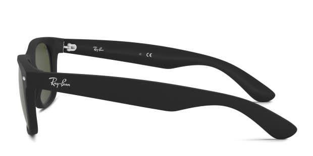 Ray-Ban 2132 New Wayfarer Black Prescription Sunglasses - 50% Off