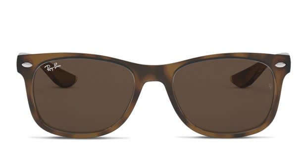 Ray-Ban New Wayfarer Sunglasses - Tortoise Frame with Brown Lenses Ray-Ban New Wayfarer Classic M (55 - 18) with Brown lenses  main image 4